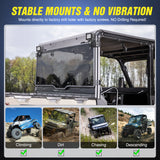 Nilight Rear Roof Backup Light Bar Brackets Reverse LED Lights Pod Mounting Bracket for Polaris Pro-fit Cage Compatible with 2013-2024 Ranger Full Size 570 800 900 1000 XP Crew 900 1000, view 5