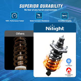 Nilight Rear Struts and Shocks Complete Assembly Kit with Coil Spring - Pair Fit for Honda CR-V 2007 2008 2009 2010 2011 CRV Rear Shock Absorber and Strut Assembly Replacement OE#172497L 172497R, 2PCS, view 6