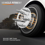 Nilight Rear Wheel Bearing and Hub Assembly for Chevy Equinox 2010 2011 2012 2013 2014 2015 2016, GMC Terrain 2010–2016, 5 Lug W/ABS 512440-2pack, view 4