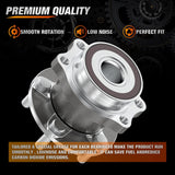 Nilight Rear Wheel Bearing and Hub Assembly for Subaru Forester 2014 2015 2016 2017 2018, Impreza 2012-2019 2020-2021, Crosstrek 2016-2021, XV Crosstrek 2013-2015 with 5-Lug, OEM 512518, view 6