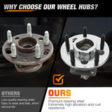 Nilight Rear Wheel Bearing Hubs for Chevy Impala 2000-2013 FWD | For 2005-2009 Buick Allure Lacrosse, 1997-2002 Buick Century, 1997-2004 Buick Regal, 1997-2005 Chevy Venture-2Pack, view 3