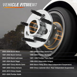 Nilight Rear Wheel Bearing Hubs for Chevy Impala 2000-2013 FWD | For 2005-2009 Buick Allure Lacrosse, 1997-2002 Buick Century, 1997-2004 Buick Regal, 1997-2005 Chevy Venture-2Pack, view 4