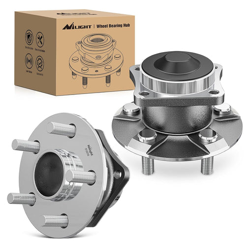 Nilight Rear Wheel Hub and Bearing Assembly for Toyota Corolla 2003 2004 2005 2006 2007 2008, Matrix 2003-2008, Celica 2000-2005 & Pontiac Vibe 2003-2008, FWD 512216-2Pack