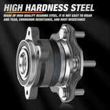 Nilight Rear Wheel Hub Bearing Assembly for Nissan Altima 2007-2014 2015 2016 2017 2018, Murano 2015-2016, Maxima 2009-2019, Pathfinder 2013-2019, Infiniti JX35, FWD 5 Lugs-512388 2Pack, view 2