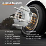 Nilight Rear Wheel Hub Bearing Assembly for Toyota RAV4 2006-2013 2014 2015 2016 2017 2018 4WD, Lexus NX300h 2015-2019, NX200t 2015-2017, NX300 2018-2019 AWD, 5 Lugs-512374 2Pack, view 4