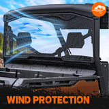 Nilight Rear Window, Clear Polycarbonate UTV Windshield Scratch Resistant For Can-Am Defender HD5 HD8 HD10 MAX 2016 2017 2018 2019 2020 2021 2022 2023 2024, view 5