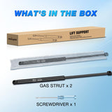 Nilight Rear Window Glass Struts 4249 for Jeep Wrangler TJ 1997-2006, Rear Shocks Gas Struts 26 Inch, 2PCS Set Rod, view 2