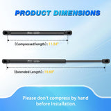 Nilight Rear Window Glass Struts 6157 for Chevrolet Suburban Tahoe GMC Yukon Cadillac Escalade 2007-2014, Rear Shocks Gas Struts 20 Inch, 2PCS Set Rod, view 4