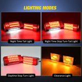 Nilight Rectangular LED Trailer Light Kit (Pair), view 4