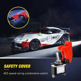 Nilight 5Pcs Red Cover SPST ON/Off Toggle Switch, view 6