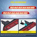 Nilight Red Lens Rear Bumper Tail Light for 2023-2024 Honda CR-V | LED Reflector Rear Bumper Lamps Brake Turn Signal Sequential Flashing Driving Taillights Replacement, view 5