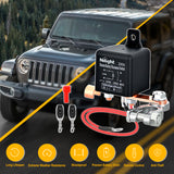 Nilight Remote Battery Disconnect Switch 12V 200A Car Anti-Theft Kill Switches Upgrade Prevent Power Drain with Wireless Remote Control Relay Fobs for Auto Truck RV Boat, view 5