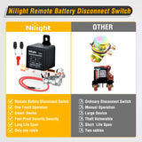 Nilight Remote Battery Disconnect Switch 12V 200A Car Anti-Theft Kill Switches Upgrade Prevent Power Drain with Wireless Remote Control Relay Fobs for Auto Truck RV Boat, view 6