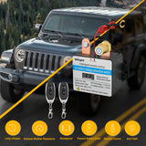 Nilight Remote Battery Disconnect Switch 12V 24V 360A Car Smart Anti-Theft Kill Switches Upgrade Prevent Power Drain with Wireless Remote Control Relay Fobs Voltmeter Display for Auto Truck RV Boat, view 5