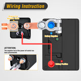 Nilight Remote Battery Disconnect Switch 12V 250A Car Anti-Theft Kill Switches Upgrade Prevent Power Drain with Wireless Remote Control Relay Fobs Black Negative Cable for Auto Truck RV Boat, view 4