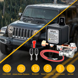 Nilight Remote Battery Disconnect Switch 12V 250A Car Anti-Theft Kill Switches Upgrade Prevent Power Drain with Wireless Remote Control Relay Fobs for Auto Truck RV Boat, view 5