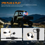 Nilight RGB LED Whip Light 1PC 2FT Spiral Antenna Whips | APP and Remote Control with DIY Chasing Patterns Turn Signal Brake Reverse Functions and Spring Base for ATV UTV Jeep, view 6