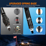 Nilight RGB LED Whip Light 1PC 5FT Spiral Antenna Whips | APP and Remote Control with DIY Chasing Patterns Brake Reverse Functions and Spring Base for ATV UTV RZR Can Am and Jeep, view 5