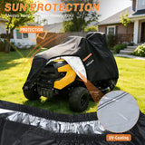 Nilight Riding Lawn Mower Cover 72 Inch, Waterproof Lawn Mower Cover | Fits Mowers up to 72 InchL x 44 InchW x 43 InchH, 420D Heavy Duty Fabric, All-weather & UV Protection, view 5