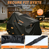 Nilight Riding Lawn Mower Cover 76 Inch, Waterproof Lawn Mower Cover | Fits Mowers up to 76 InchL x 48 InchW x 47 InchH, 420D Heavy Duty Fabric, All-weather & UV Protection, view 6