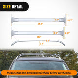 Nilight Roof Rack Cross Bars Compatible with 2014-2020 Nissan Rogue with Factory Side Rails, 220LBS Adjustable Aluminum Less Wind Noise Car Crossbars for Cargo Carrier Luggage Box Kayak Tent Snowboard, view 3