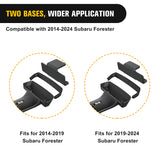 Nilight Roof Rack Cross Bars Fit for Subaru Forester 2014 2015 16 17 18 19 20 21 22 2023 Aluminum Heavy Duty Rails Crossbars with Rubber Pad for Rooftop Cargo Carrier Kayak(Only Fit Raised Side Rails), view 3