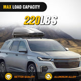 Nilight Roof Rack Cross Bars Compatible with 2018 19 20 2021 Chevy Traverse with Factory Side Rails,Adjustable Aluminum Less Wind Noise Car Crossbars for Cargo Carrier Luggage Box Kayak Tent Snowboard, view 5
