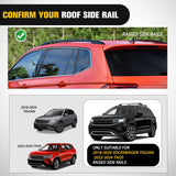 Nilight Roof Rack Cross Bars Compatible with 2018-2024 VW Volkswagen Tiguan & Taos 2022 2023 2024 with Side Rails, Adjustable Aluminum Car Crossbars for Cargo Carrier Luggage Box Kayak Tent Snowboard, view 4