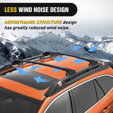 Nilight Roof Rack Cross Bars Compatible with 2018-2024 VW Volkswagen Tiguan & Taos 2022 2023 2024 with Side Rails, Adjustable Aluminum Car Crossbars for Cargo Carrier Luggage Box Kayak Tent Snowboard, view 6