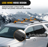 Nilight Roof Rack Cross Bars Compatible with Chevrolet Chevy Traverse 2022 2023 2024 with Side Rails, Adjustable Aluminum Less Wind Noise Car Crossbars for Cargo Carrier Luggage Kayak Tent Snowboard, view 5