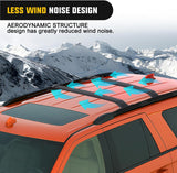 Nilight Roof Rack Cross Bars Compatible with Ford Expedition 2018 19 20 21 2022 with Side Rails, Adjustable Aluminum Less Wind Noise Car Crossbars for Cargo Carrier Luggage Box Kayak Tent Snowboard, view 6