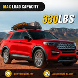 Nilight Roof Rack Cross Bars Compatible with Ford Explorer 2020 2021 2022 with Factory Side Rails, Adjustable Aluminum Less Wind Noise Car Crossbars for Cargo Carrier Luggage Box Kayak Tent Snowboard, view 5
