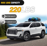 Nilight Roof Rack Cross Bars Compatible with GMC Acadia 2017 18 19 20 21 22 2023 with Side Rails, Adjustable Aluminum Less Wind Noise Car Crossbars for Cargo Carrier Luggage Box Kayak Tent Snowboard, view 5