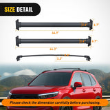 Nilight Roof Rack Cross Bars Compatible with Honda CR-V & Hybrid 2023 2024 2025 with Factory Side Rails,Adjustable Aluminum Less Wind Noise Car Crossbars for Cargo Carrier Luggage Kayak Tent Snowboard, view 3