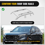 Nilight Roof Rack Cross Bars Compatible with Honda CR-V & Hybrid 2023 2024 2025 with Factory Side Rails,Adjustable Aluminum Less Wind Noise Car Crossbars for Cargo Carrier Luggage Kayak Tent Snowboard, view 4