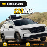 Nilight Roof Rack Cross Bars Compatible with Honda CR-V & Hybrid 2023 2024 2025 with Factory Side Rails,Adjustable Aluminum Less Wind Noise Car Crossbars for Cargo Carrier Luggage Kayak Tent Snowboard, view 5