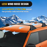 Nilight Roof Rack Cross Bars Compatible with Kia Soul 2020 2021 2022 with Factory Side Rails,220LBS Adjustable Aluminum Less Wind Noise Car Crossbars for Cargo Carrier Luggage Box Kayak Tent Snowboard, view 6