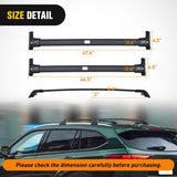Nilight Roof Rack Cross Bars Compatible with Toyota Highlander 2020 21 22 23 24 2025 with Side Rails, Adjustable Aluminum Less Wind Noise Car Crossbars for Cargo Carrier Luggage Kayak Tent SnowboardX, view 3