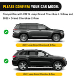 Nilight Roof Rack Cross Bars Fit for Jeep Grand Cherokee L 3-Row 2021-2026 | for Grand Cherokee WL 2-Row 2022-2026 Aluminum Rails Crossbars with Adjustable Length for Rooftop Cargo Tent Carrier Kayak, view 5