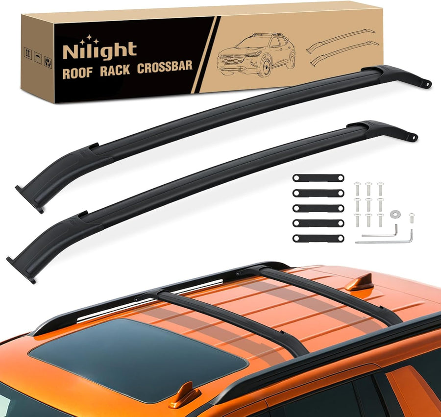 Nilight Roof Rack Cross Bars Fit for Chevrolet Chevy Tahoe Suburban GMC Yukon Cadillac Escalade 2015-2021, Adjustable Aluminum Less Wind Noise Car Crossbars for Cargo Carrier Luggage Box Kayak Tent