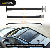 Nilight Roof Rack Cross Bars Fit for Ford Escape KUGA 2013 2014 2015 2016 2017 2018 2019 with Side Rails, Adjustable Aluminum Car Crossbars for Cargo Carrier Luggage Bike Kayak Rooftop Tent Snowboard, view 3