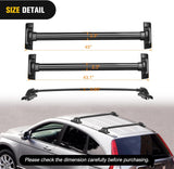 Nilight Roof Rack Cross Bars Fit for Honda CRV 2007 2008 2009 2010 2011 with Fixed Point, Adjustable Aluminum Car Crossbars with Rubber Pad for Cargo Carrier Luggage Bike Kayak Rooftop Tent Snowboard, view 3