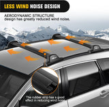 Nilight Roof Rack Cross Bars Fit for Honda CRV 2007 2008 2009 2010 2011 with Fixed Point, Adjustable Aluminum Car Crossbars with Rubber Pad for Cargo Carrier Luggage Bike Kayak Rooftop Tent Snowboard, view 6