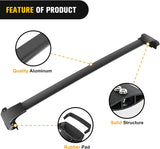 Nilight Roof Rack Cross Bars Fit for Subaru Crosstrek 2018-2023 & Impreza 2017 18 19 20 21 22 2023 Aluminum Rails Crossbars with Rubber Pad for Rooftop Cargo Carrier Kayak (Only Fit Raised Side Rails), view 2