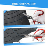 Nilight 50X31 Inch Rubber Cargo Mats Universal Trim to fit Most Vehicles, view 3