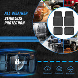 Nilight Rubber Floor Mats For Cars Trucks SUVs Universal Trim to Fit (25% OFF Final Checkout), view 6