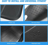 Nilight Rubber Floor Mats For Cars Trucks SUVs Universal Trim to Fit (25% OFF Final Checkout), view 6