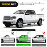 Nilight Running Boards for Ford F-150 2004-2014 Extended Super Cab 6 Inch Side Step Nerf Bars Stainless Steel Silver, view 2