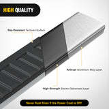 Nilight Running Boards for Ford F-150 2004-2014 Extended Super Cab 6 Inch Side Step Nerf Bars Stainless Steel Silver, view 3