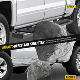 Nilight Running Boards for Ford F-150 2004-2014 Extended Super Cab 6 Inch Side Step Nerf Bars Stainless Steel Silver, view 5